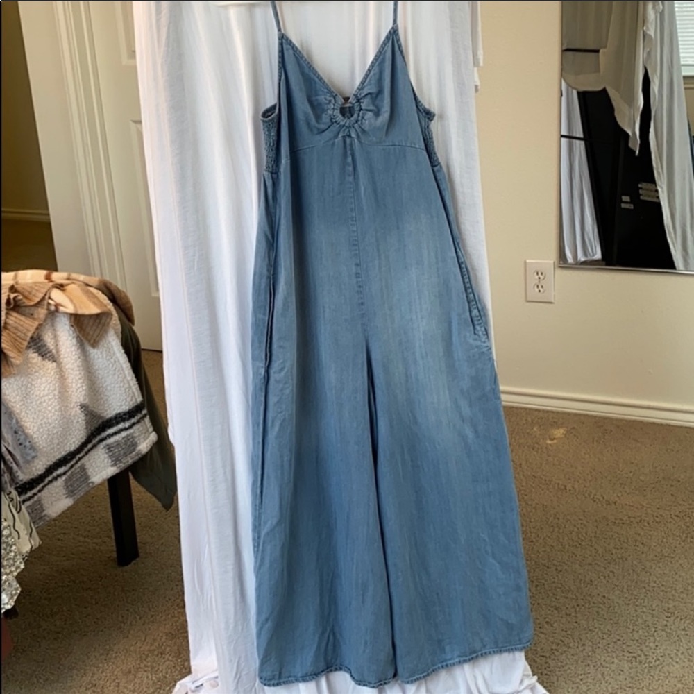 Denim Chambray jumpsuit